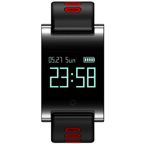 Bratara Fitness iUni DM68 Plus, Display OLED, Pedometru, Monitorizare puls, Notificari, Compatibil c